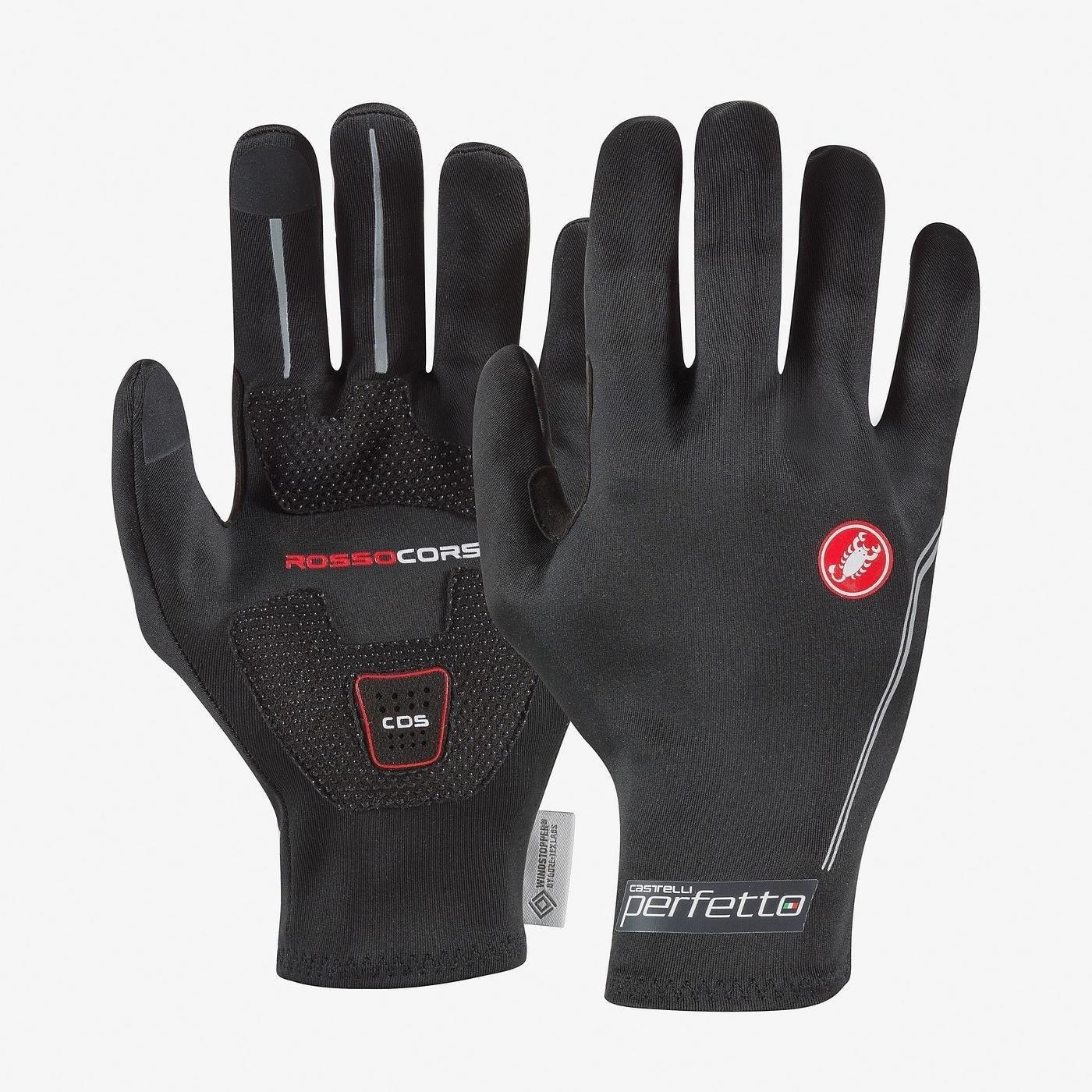 CASTELLI PERFETTO LIGHT WINTER GLOVES BLACK – Cyclist's Closet